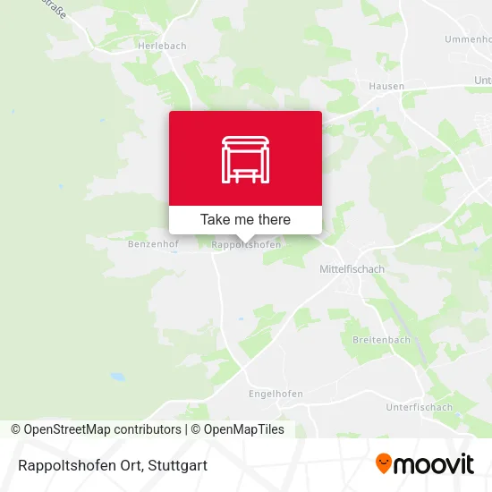 Карта Rappoltshofen Ort