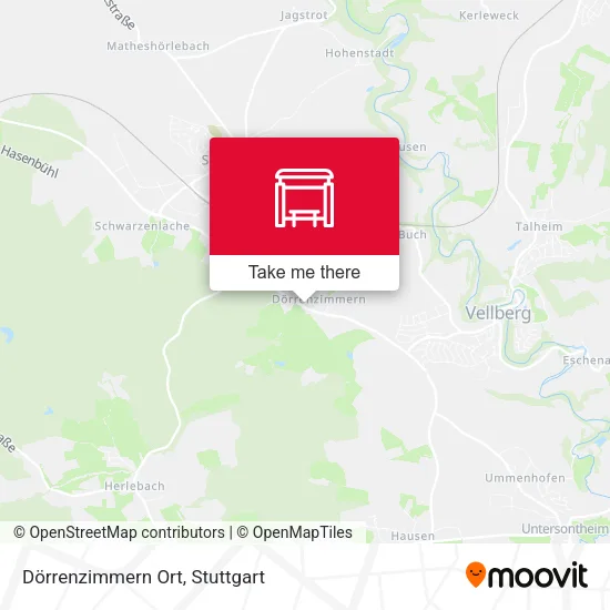 Карта Dörrenzimmern Ort