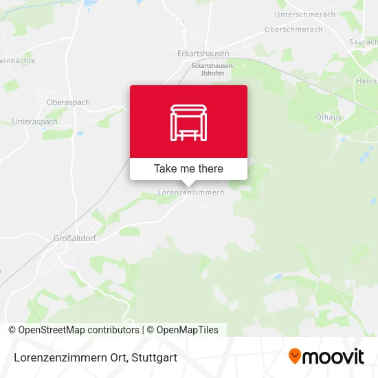 Lorenzenzimmern Ort map