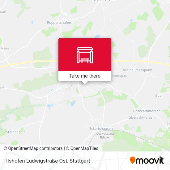 Ilshofen Ludwigstraße Ost map