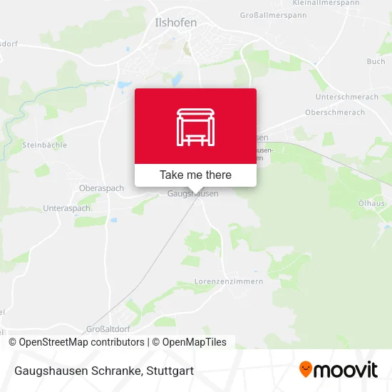 Карта Gaugshausen Schranke