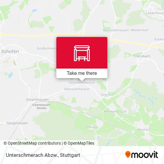 Карта Unterschmerach Abzw.