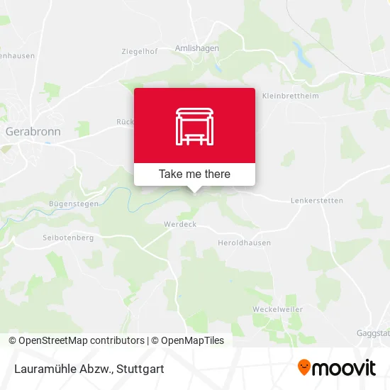 Карта Lauramühle Abzw.