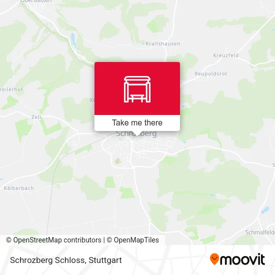 Карта Schrozberg Schloss
