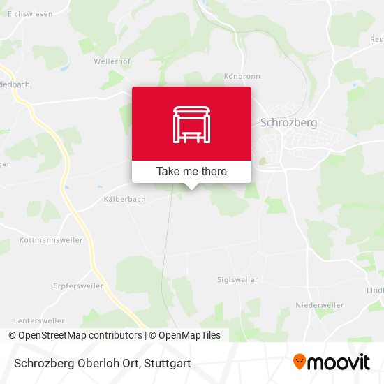 Schrozberg Oberloh Ort map