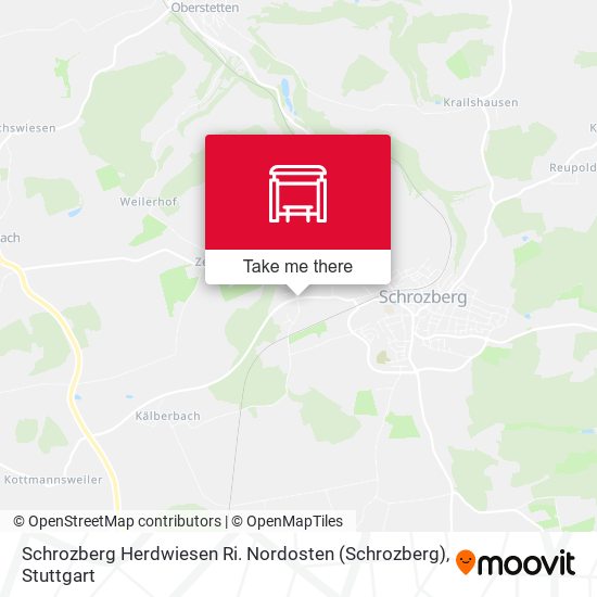 Schrozberg Herdwiesen Ri. Nordosten map