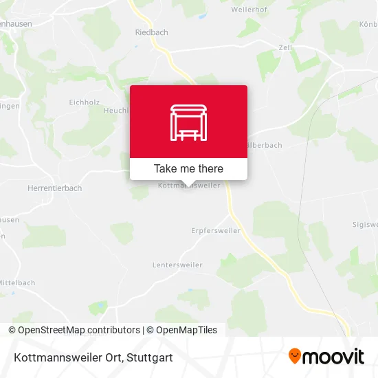 Карта Kottmannsweiler Ort