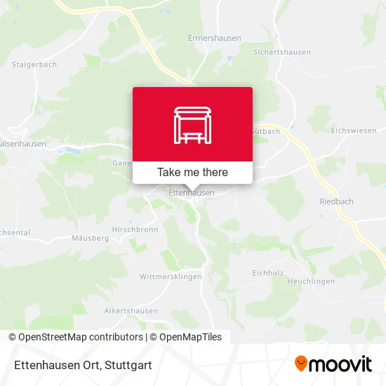 Карта Ettenhausen Ort