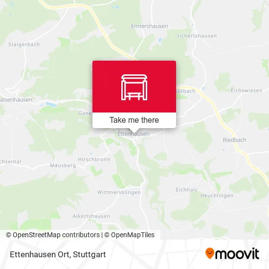 Карта Ettenhausen Ort