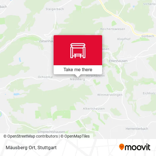 Карта Mäusberg Ort