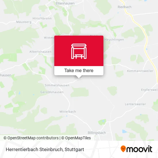 Карта Herrentierbach Steinbruch