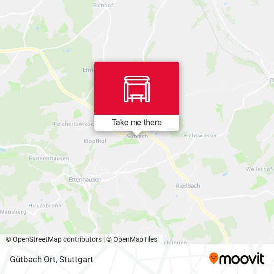 Карта Gütbach Ort
