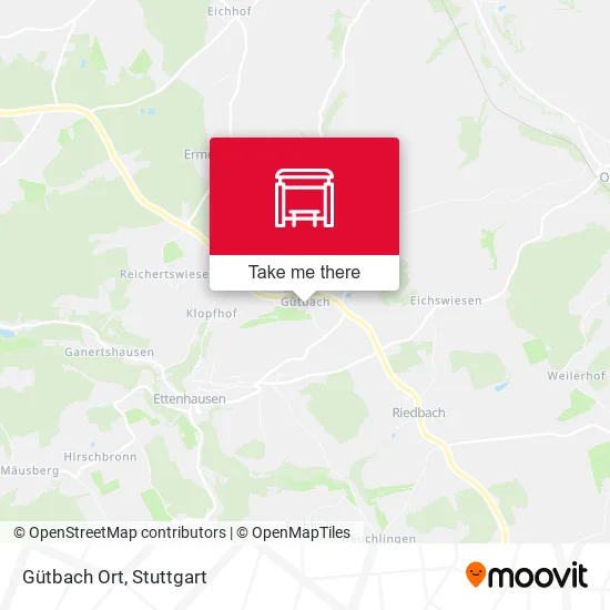 Карта Gütbach Ort