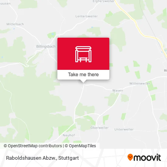 Карта Raboldshausen Abzw.