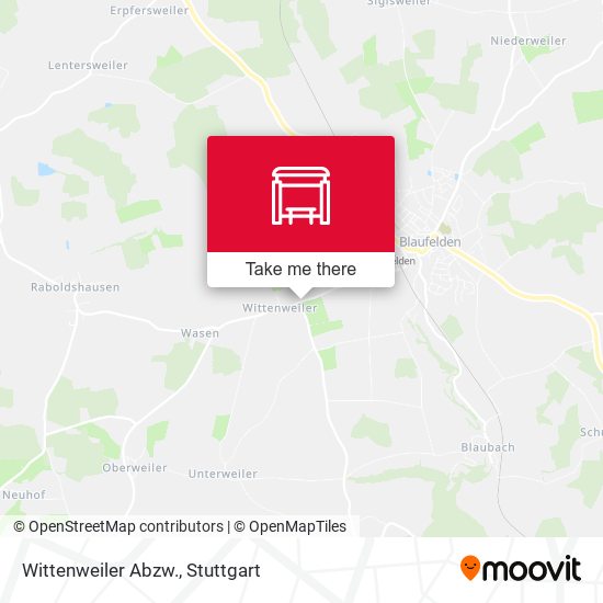 Карта Wittenweiler Abzw.