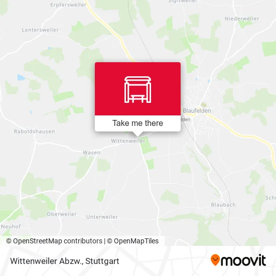 Карта Wittenweiler Abzw.