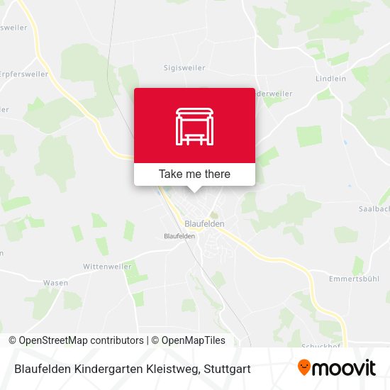 Blaufelden Kindergarten Kleistweg map