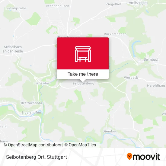 Карта Seibotenberg Ort