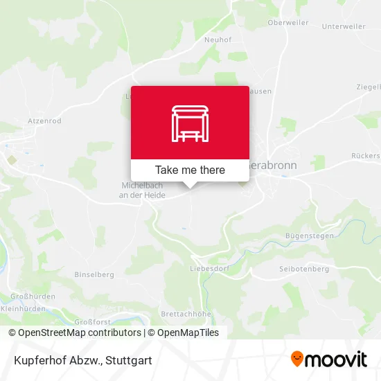 Карта Kupferhof Abzw.