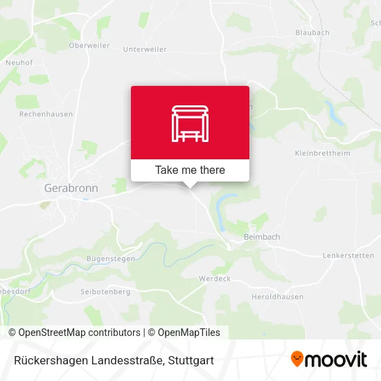 Карта Rückershagen Landesstraße