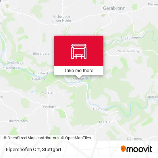 Карта Elpershofen Ort