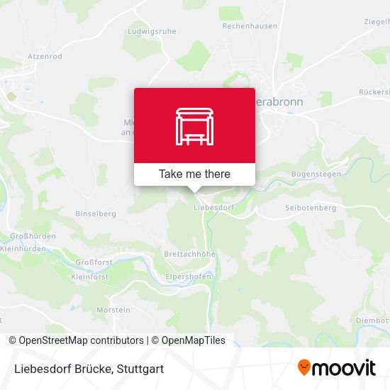 Liebesdorf Brücke map