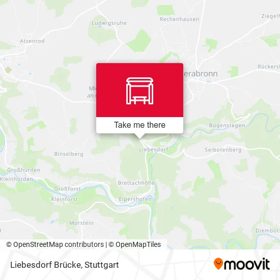Карта Liebesdorf Brücke