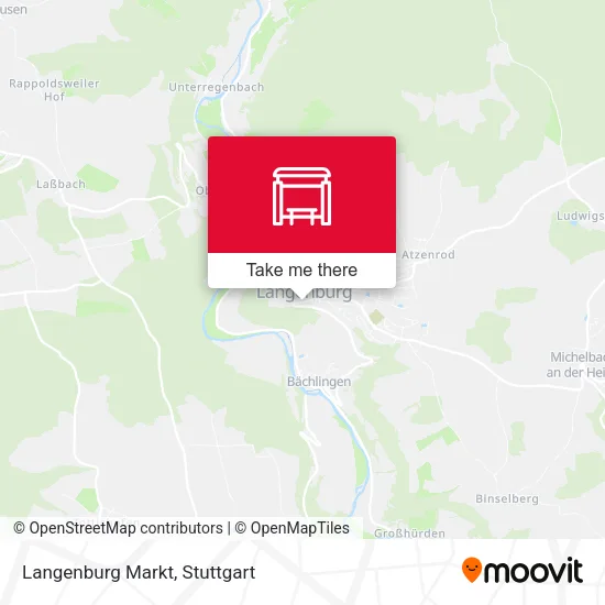 Карта Langenburg Markt