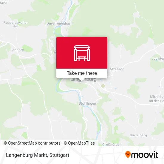 Карта Langenburg Markt