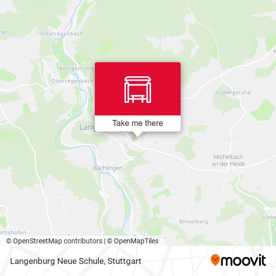 Карта Langenburg Neue Schule