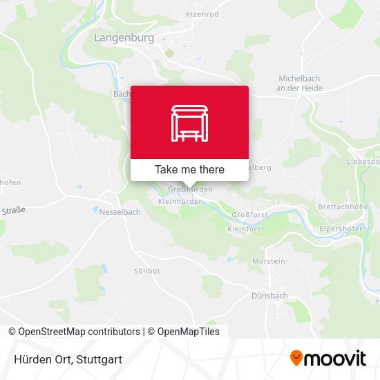 Карта Hürden Ort