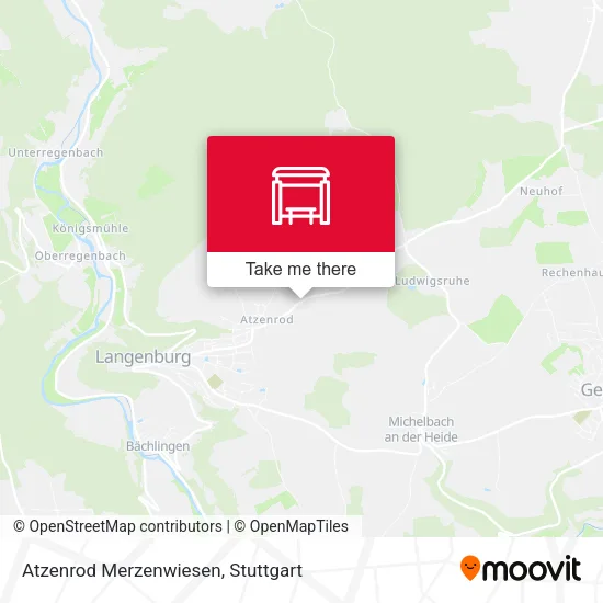 Карта Atzenrod Merzenwiesen