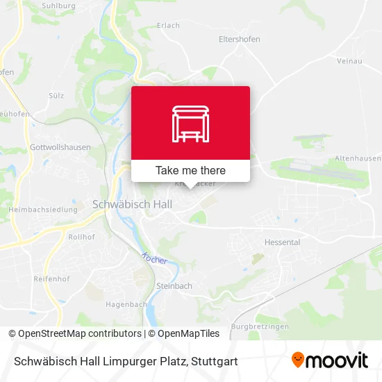 Карта Schwäbisch Hall Limpurger Platz