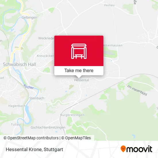 Карта Hessental Krone