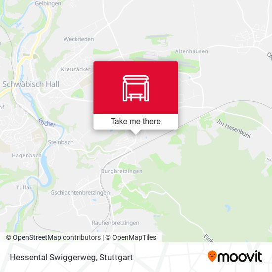 Hessental Swiggerweg map