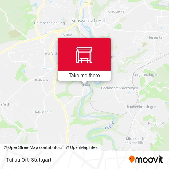 Карта Tullau Ort