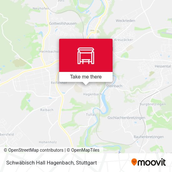 Schwäbisch Hall Hagenbach map