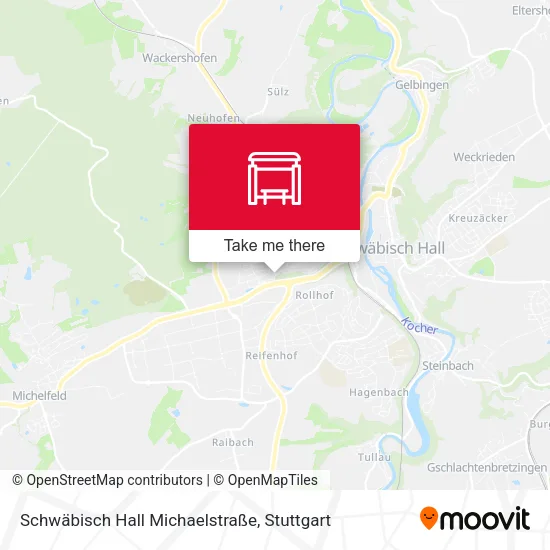 Карта Schwäbisch Hall Michaelstraße