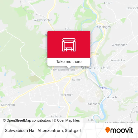 Карта Schwäbisch Hall Altenzentrum