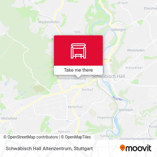Schwäbisch Hall Altenzentrum map