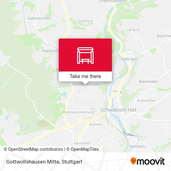 Карта Gottwollshausen Mitte