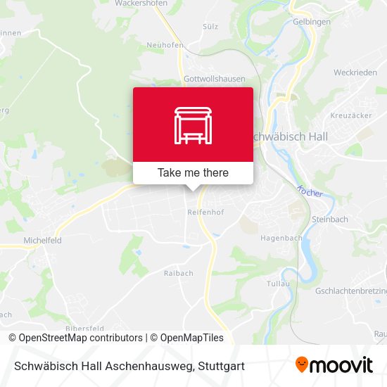 Schwäbisch Hall Aschenhausweg map