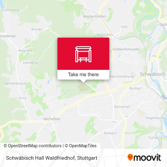 Карта Schwäbisch Hall Waldfriedhof