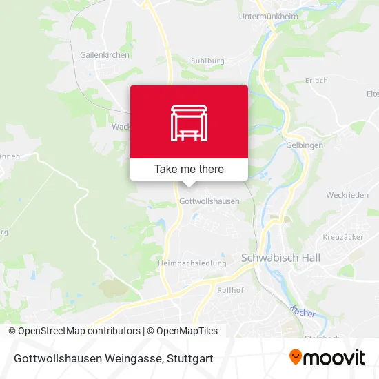 Карта Gottwollshausen Weingasse