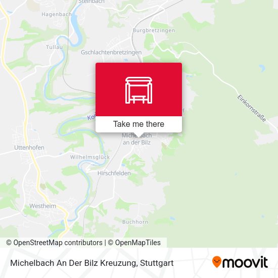 Michelbach An Der Bilz Kreuzung map