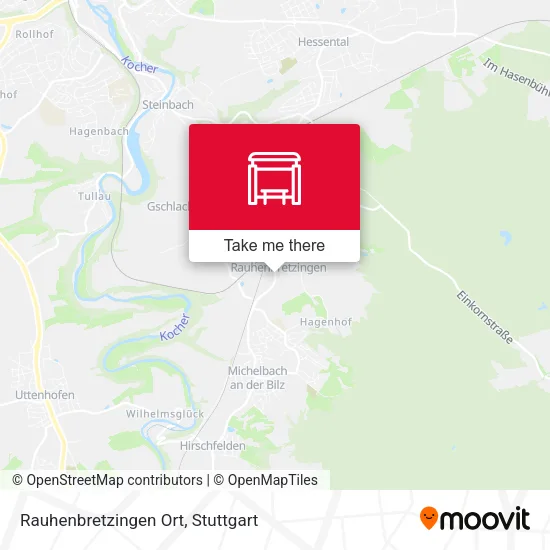 Карта Rauhenbretzingen Ort