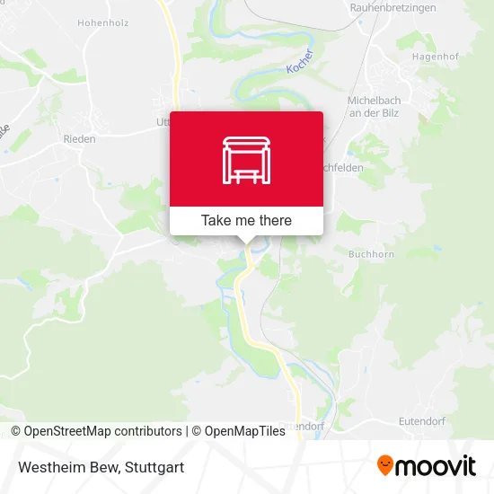 Карта Westheim Bew