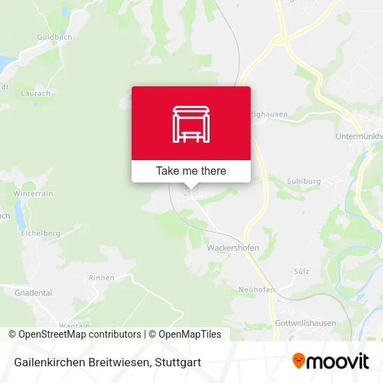 Карта Gailenkirchen Breitwiesen