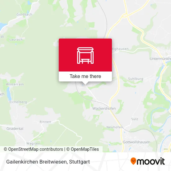 Карта Gailenkirchen Breitwiesen