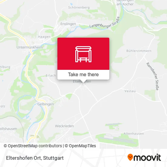 Карта Eltershofen Ort